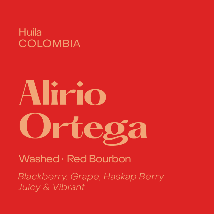 Photo of Alirio Ortega | Colombia - Washed Red Bourbon (Filter Beans)