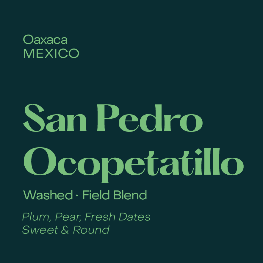 Mexico San Pedro Ocopetatillo '25 Espresso, Washed Field Blend packshot