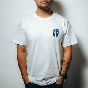 
                  
                    Load image into Gallery viewer, The White Tee: Subtext T-Shirt - Mid Weight
                  
                