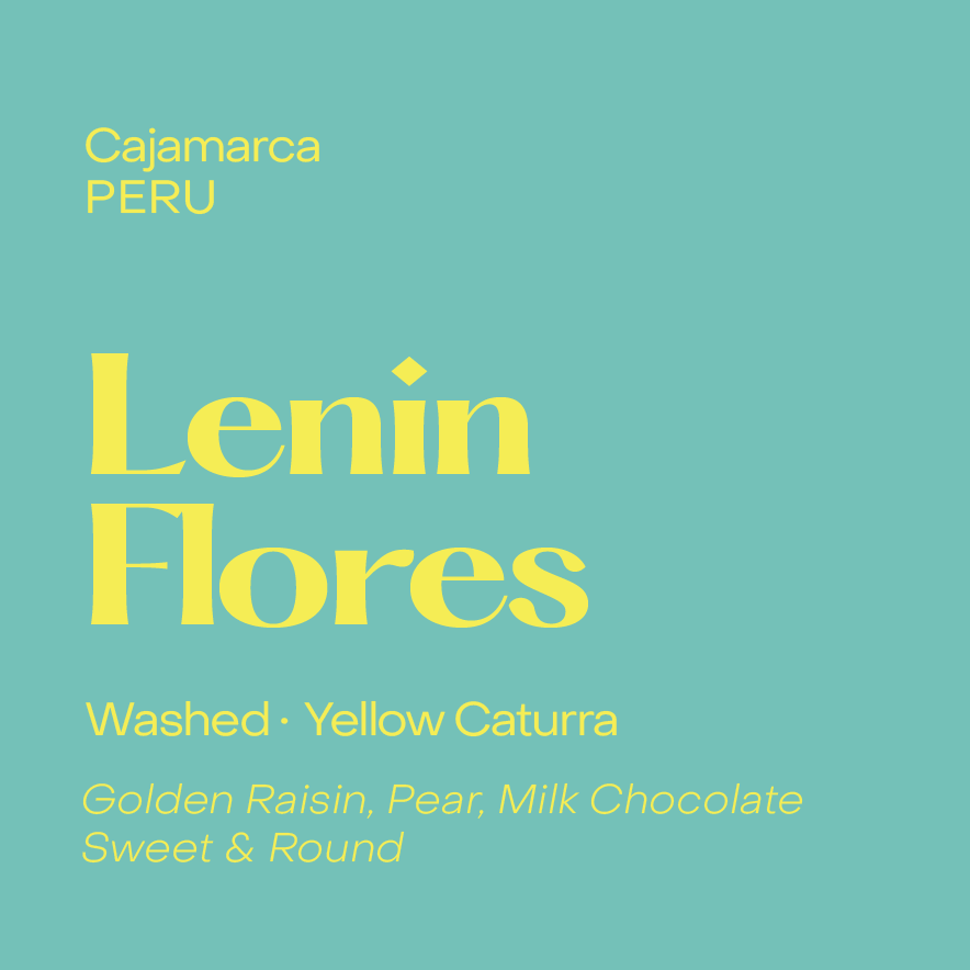 Photo of Lenin Flores, Peru Washed Yellow Caturra