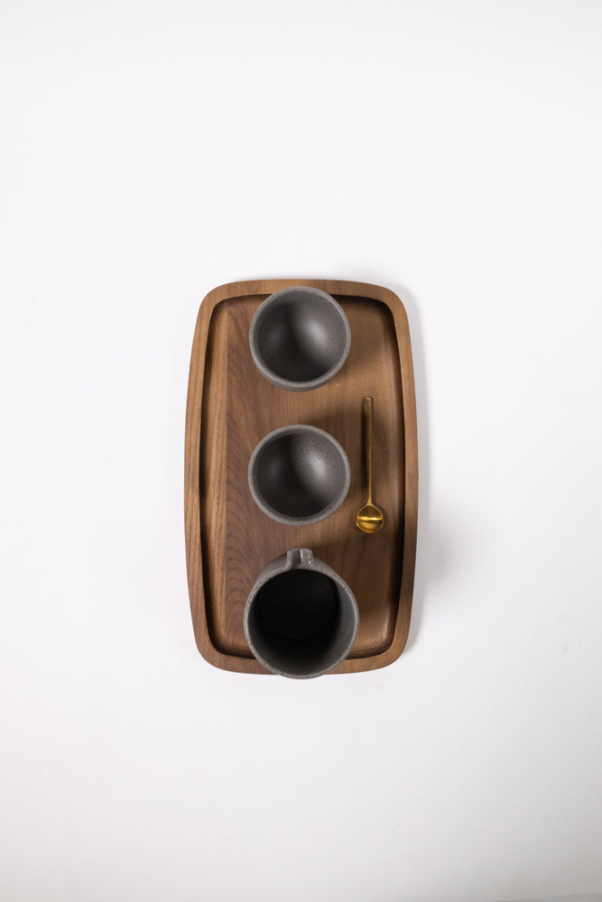 
                  
                    Load image into Gallery viewer, Graphite Ceramic with Walnut and Brass
                  
                