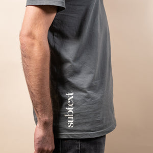 
                  
                    Load image into Gallery viewer, Subtext T-Shirt (Grey/Charcoal)
                  
                