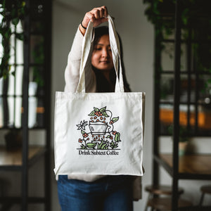 
                  
                    Load image into Gallery viewer, Printed Colour Tote: &amp;quot;Drink Subtext Coffee&amp;quot;
                  
                