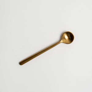 
                  
                    Load image into Gallery viewer, 10cm Brass Demitasse Spoon by Loveramics
                  
                