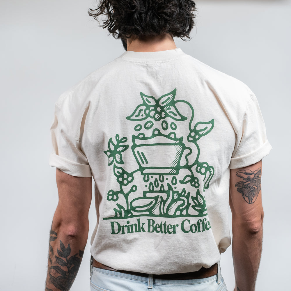 The Drink Better Coffee Printed Tee