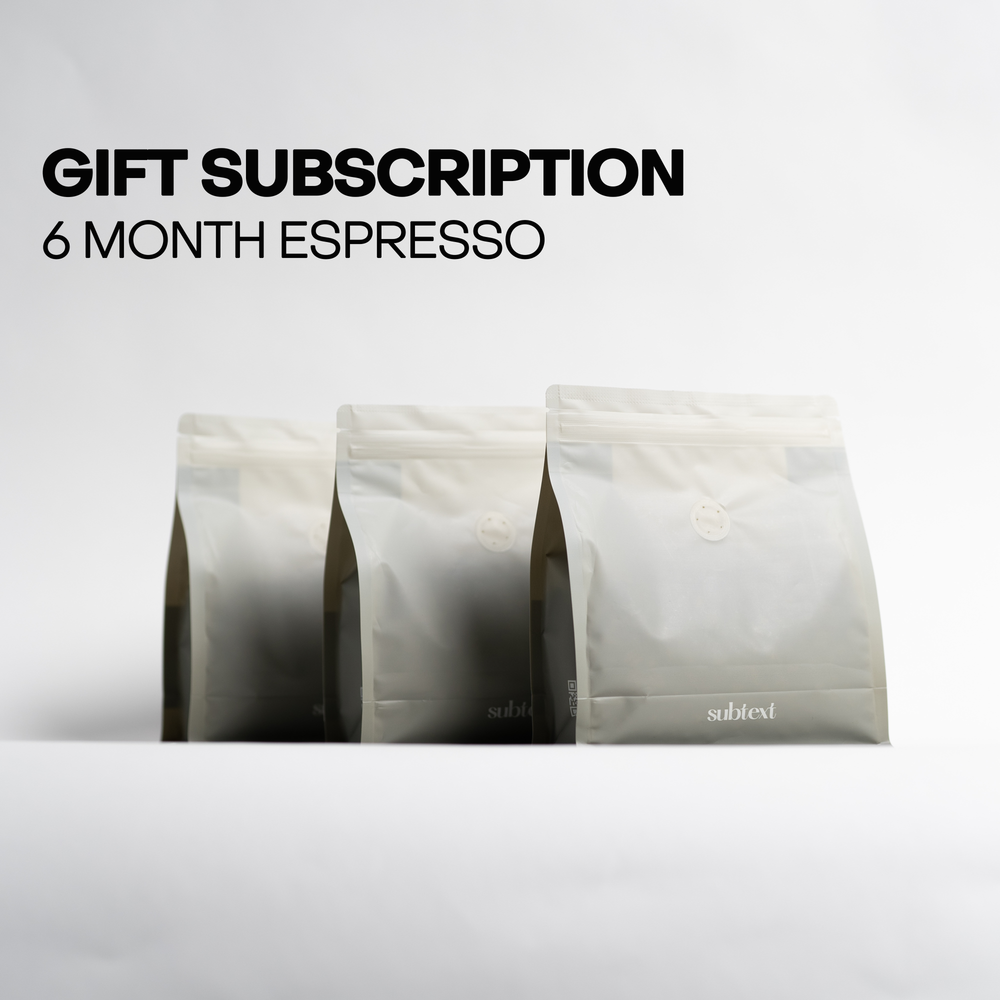 Subtext 6 Month Espresso Gift Subscription
